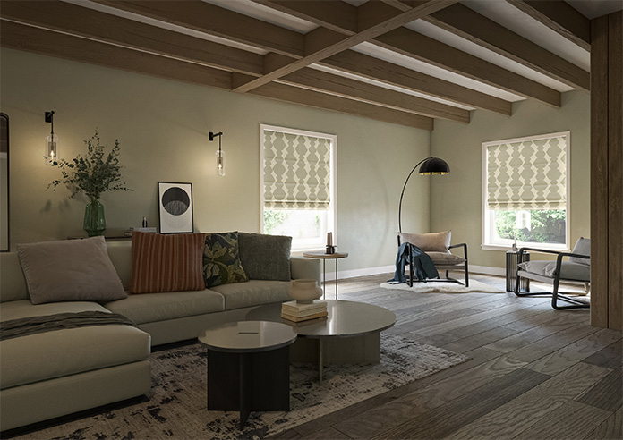 Construct, Burnt Sugar - Roman Blind - Image 6